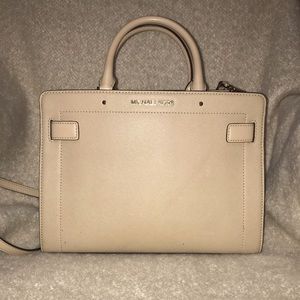 rayne medium saffiano leather satchel